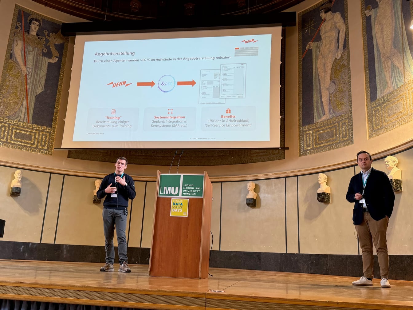 DEHN & &act auf den German Data Science Days 2026